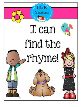 Preview of I Can Find The Rhyme