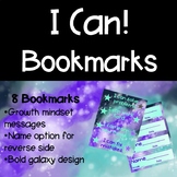 I Can! Growth Mindset Bookmarks