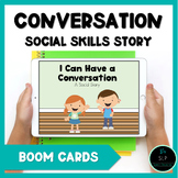 Conversation Social Skills Story Book BOOM Card Activity S