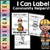 I Can Label Community Helpers | Kindergarten | Write and Label