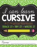 I Can Learn Cursive Workbook