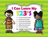 I Can Learn My Numbers - Number Practice Worksheets 0 - 30