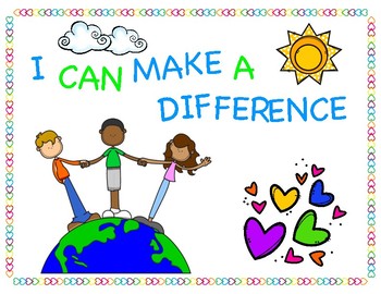 Preview of I Can Make A Difference Posters for Classroom