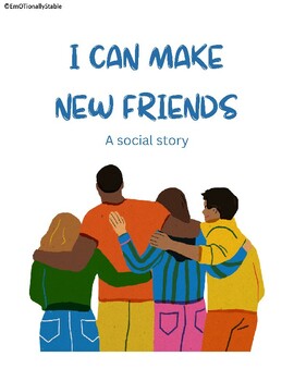 Preview of I Can Make New Friends-Social Story