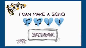 Preview of I Can Make a Song - Presentation and Activity Templates