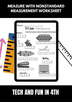Preview of I Can Measure with Nonstandard Measurement