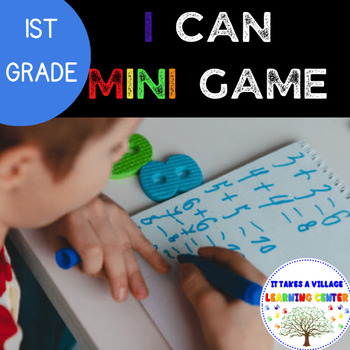 Preview of 1st Grade I Can Math Game - Freebie