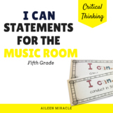 Elementary Music I Can Statements {Fifth Grade}