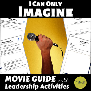 Preview of I Can Only Imagine Movie Guide with Discussion Questions & Writing Activities