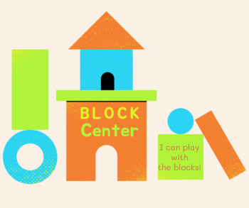 Preview of I Can Play With The Blocks Social Story