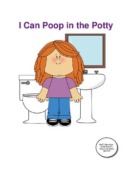 Preview of I Can Poop in the Potty: A Social Story Book for Children with Autism