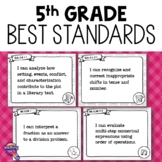 5th Grade BEST Core Subjects Standards "I Can" Posters Florida