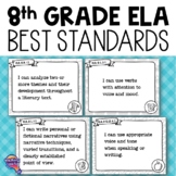 8th Grade ELA BEST Standards "I Can" Posters Florida Langu