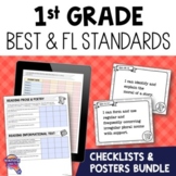 1st Grade Core Subjects BEST Standards I Can Posters & Che