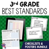 3rd Grade BEST Standards Core Subjects I Can Posters & Che