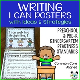I Can Posters for Preschool Writing Standards