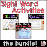 Kindergarten Sight Word Activities Bundle