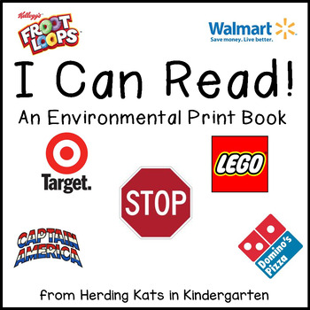 Preview of I Can Read! An Environmental Print Book