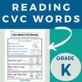 I Can Read CVC Stories | Printable Literacy Activity