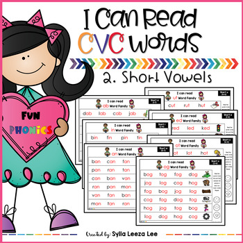 I Can Read CVC Words by Sylla Lee | Teachers Pay Teachers