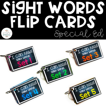 Preview of Sight Words Flip Cards