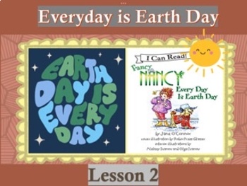 Preview of I Can Read Level 1 Fancy Nancy Earth Day - Lesson 2