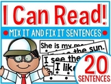 I Can Read!  Mix it and Fix it Sentences!