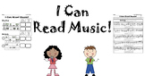 I Can Read Music! Complete Elementary and Middle School Packet