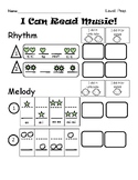 I Can Read Music! Prep Level (Kindergarten)