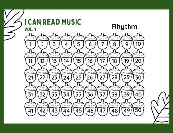 Preview of I Can Read Music Vol. 1 Progress Tracker