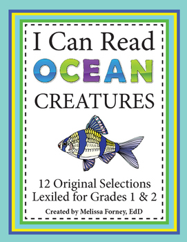 Preview of Ocean Creatures Grades 1 & 2 Literacy Centers