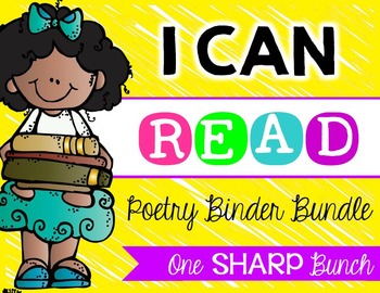Preview of I Can Read Poetry Binder {Bundle}