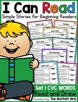 Preview of I Can Read: Simple Stories for Beginning Readers