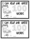 I Can Read and Write 100 Words