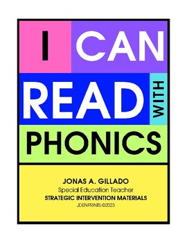 Preview of I Can Read with Phonics