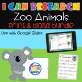 I Can Research Animals BUNDLE - Digital and Print | Distan