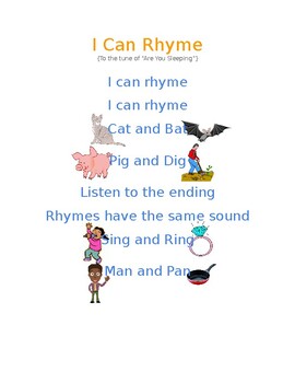 Preview of I Can Rhyme