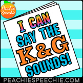 I Can Say the K and G Sounds Articulation Workbook
