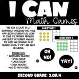 I Can Second Grade Math Game: Arrays