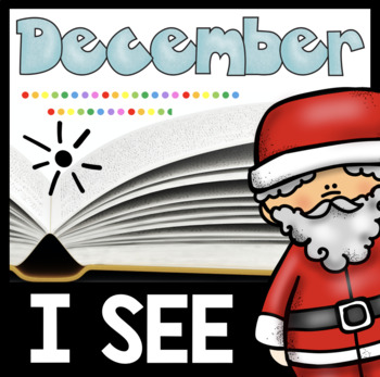 Preview of I Can See December Literacy Unit  Pre-K Kindergarten Reading Unit Digital Book