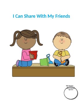 Preview of I Can Share With My Friends: A Social Story for Children with Autism