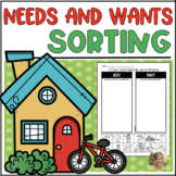 I Can Sort {NEEDS and WANTS} Picture Worksheet