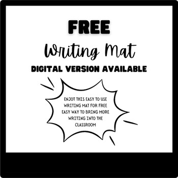 Preview of FREEBIE: Valentine's Day Writing Mat