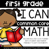 I Can Statement Booklet {First Grade}