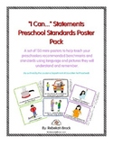"I Can..." Statement Poster Pack for Preschool: 150 Poster