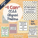 "I Can" Statement Posters for Speech Language Therapy - Patterns