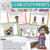 1st Grade TEKS I Can Statements All Subjects