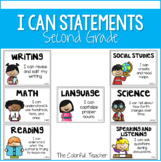 I Can Statements for 2nd Grade: Editable