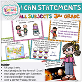 3rd Grade TEKS I Can Statements Bundle All Subjects