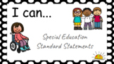 I Can Statements - Special Education